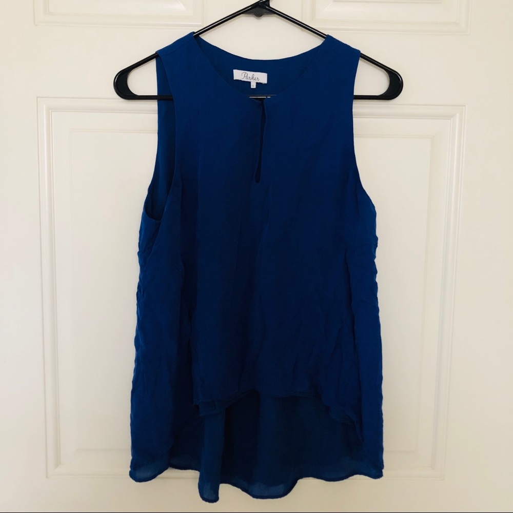 Parker Sleeveless Blouse Size S